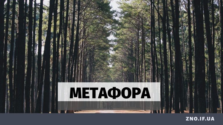 Метафора – Українська мова та література