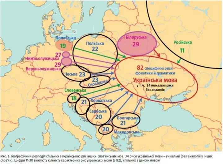 Міф 4: Українська мова начебто дуже близька до російської