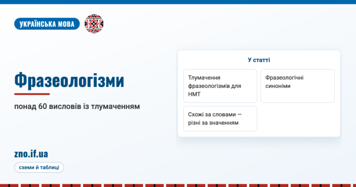 Фразеологізми